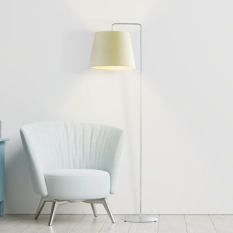 Ronja 156cm Task Floor Lamp, White, White