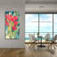  «Red Hot Tulips» par Annelein Beukenkamp, art mural en verre acrylique-640526737