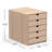 File Cabinet Shelf Organizing Box Settrays 5 Drawers Closed-1592634359