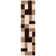 Cobina Geometric Shag Brown/Gray Area Rug