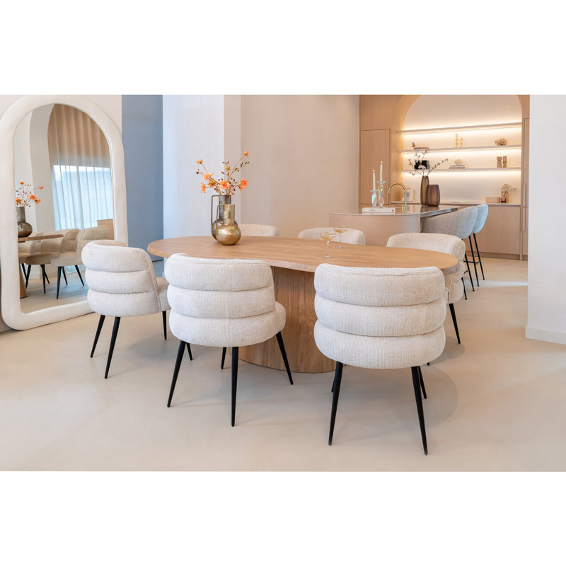 Dining Chair Upholstered Dining Chair, Beige
