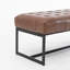 Genuine Leather Upholstered Bench-1314316916
