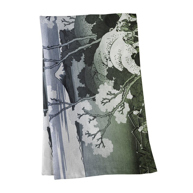 Tea Towel Kitchen Towel, Poly Twill, Dark/Light Purple
