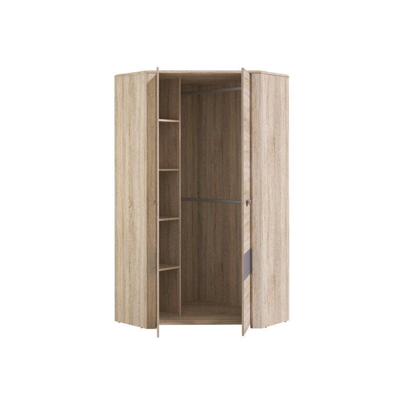 Bramley 2 Door Manufactured Wood Wardrobe
