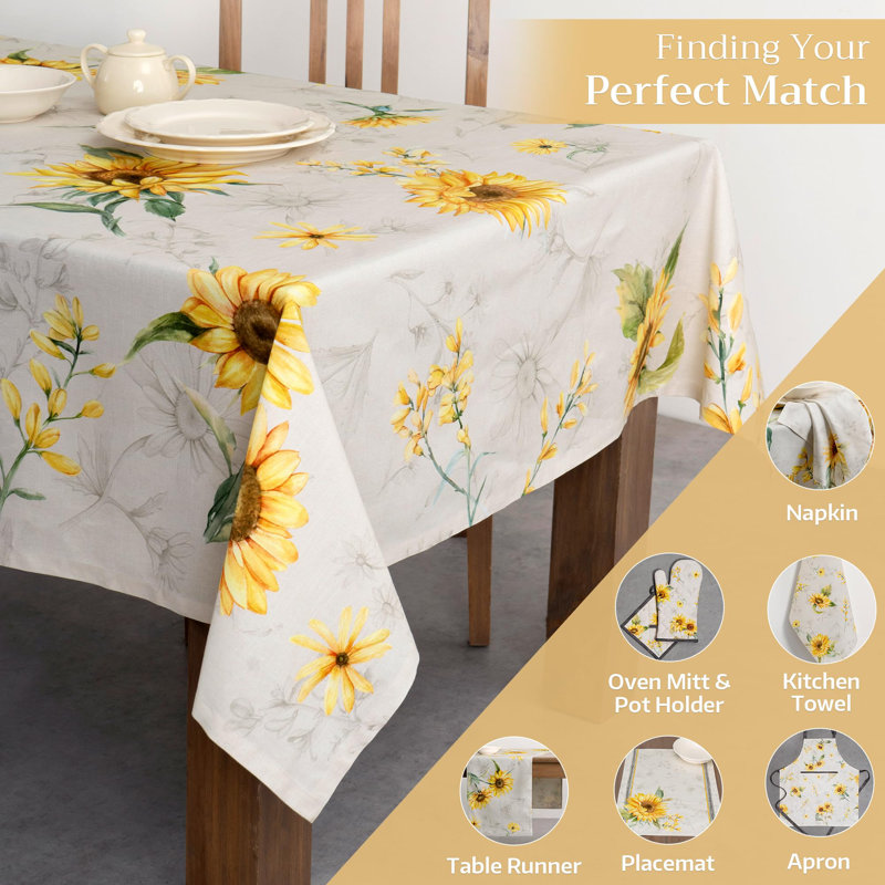 Maison d'Hermine Candice 100% Cotton Tablecloth - 54" x 54"