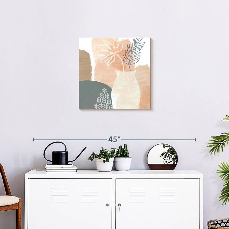 Vase Harnek Blush II, H 20 po x l 20 po