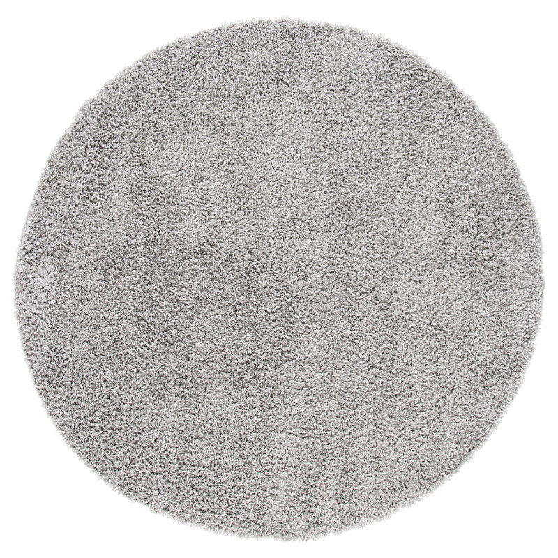 Tapis gris, Rond 6 pi 7 po