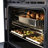ZLINE Autograph 30 in. True Convection Double Wall Oven in Stainless Steel & Nickel Helix Handles