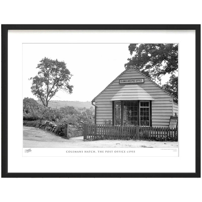 Colemans Hatch, The Post Office C1955 by Francis Frith - Single Picture Frame Print, 60cm H x 80cm W x 2.3cm D