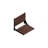 INVISIA Medium Walnut Bamboo Folding Shower Seat, Aluminum Frame (400 lb. Capacity)-357674415-357674409