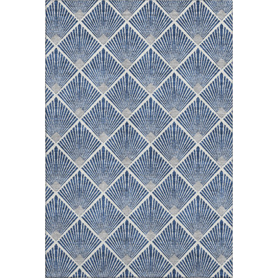 Premium Machine Washable Prisco Navy Rug