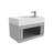 Amazon 30'' Wall Mounted Single Bathroom Vanity with Solid Surface Top-92645205-92645206-94673672