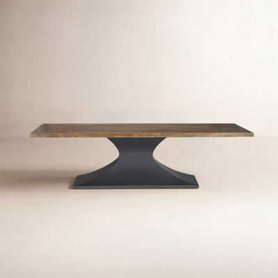 Amboise Rectangular with Iron Base Dining Table
