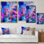 La vie de la couleur liquide Iii - reproduction d'art moderne sur toile-580108210-580108214