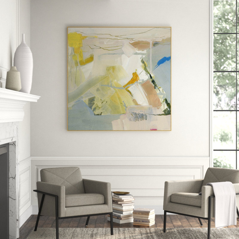 Collaborating with Chance 1' Framed Print on Canvas