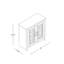 Armoire de rangement pour chaussures 12 paires Allivia-2071797042