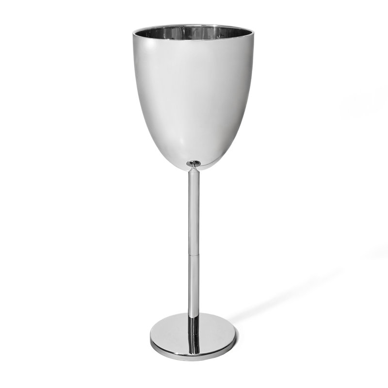 Eve Double Walled Ice Bucket Stand , Silver