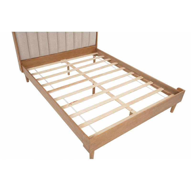 Tête de lit tapissier en bois, Grand