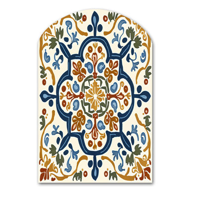 Tavarres - Abstract Tile Arch Shape Assymterical Wall Art
