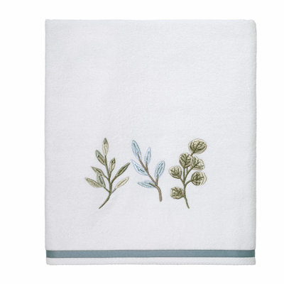 Autumn Bliss Soft Cotton Bath Towel - Absorbent, Fall-Inspired Ombre Leaves Bathroom Decor