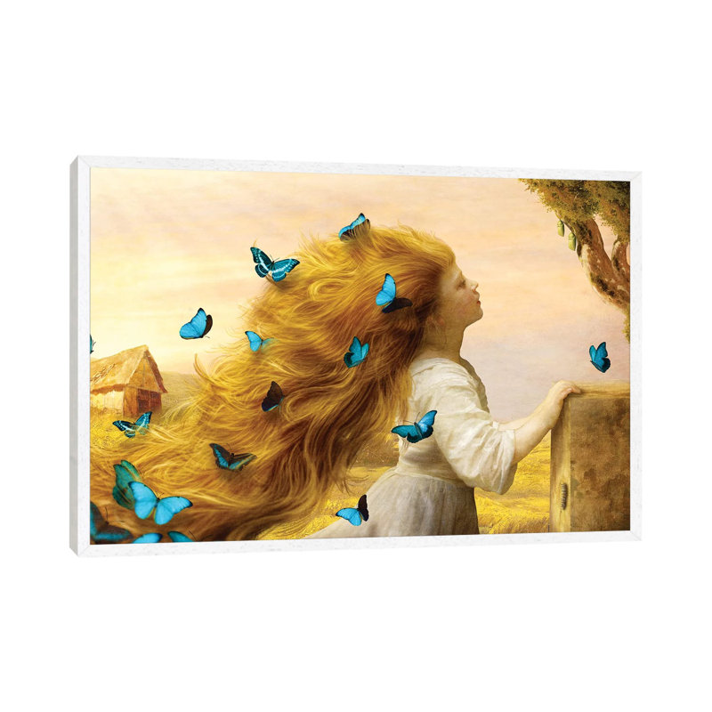 Unfurling Glory by Diogo Verissimo - Floater Frame Print on Canvas, White Framed, 66.04 cm H x 45.72 cm W