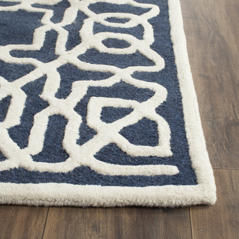 Tapis en laine touffeté à la main Cannen, Rectangle 2 pi x 3 pi