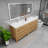 Beyerville 70.9'' Double Bathroom Vanity with Acrylic Top-720467854