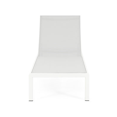 Outdoor Lounge Chair Of 2 - Aluminum, 4 Recline Control, , 400Lbs Capacity For Patio Pool 2Pcs Chaise Recline, -, Beach