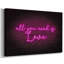 Neon Love I-Gallery Wrapped Canvas-237431682
