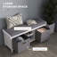 2 Pair Shoe Storage Bench