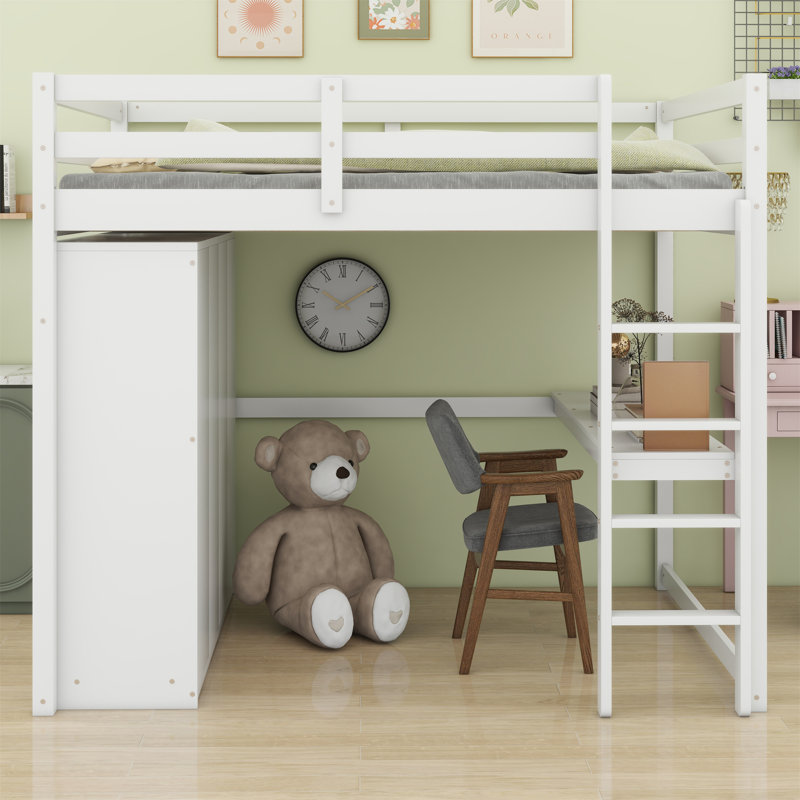 Lit pour enfant Shauna, Blanc