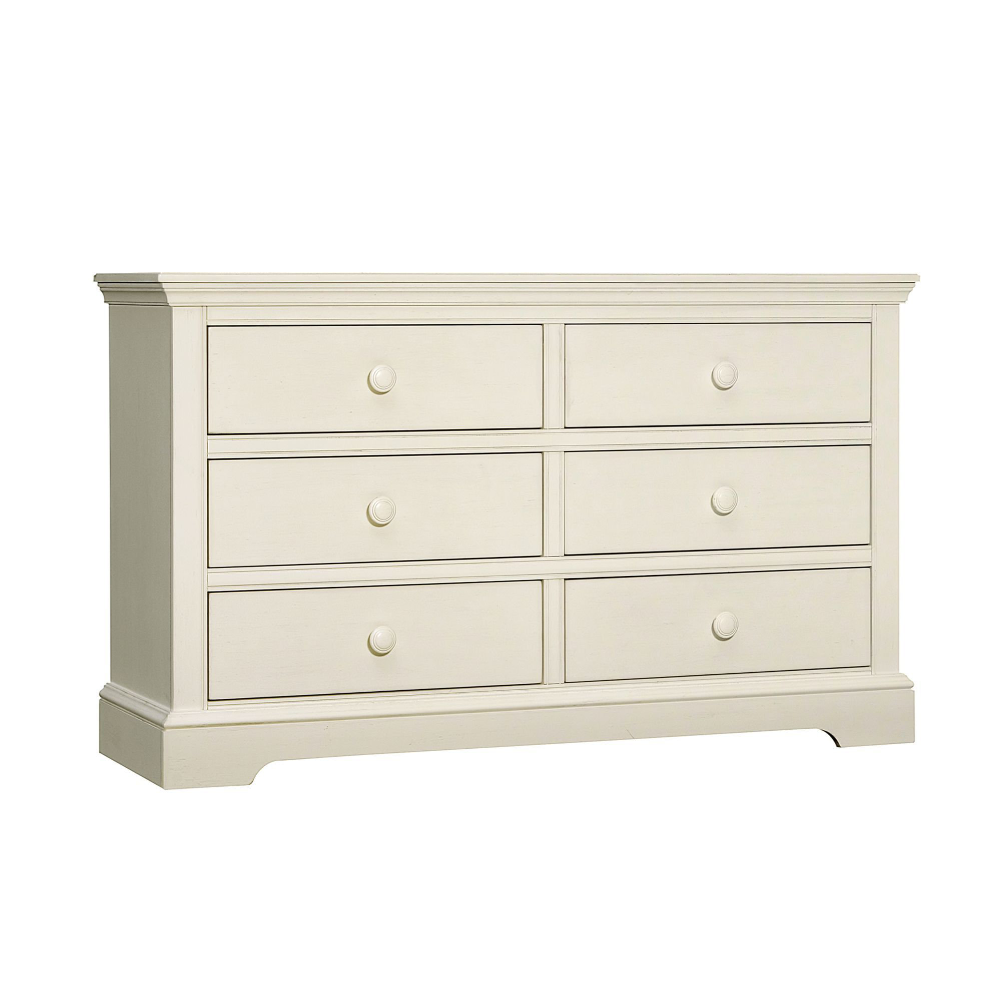 Charter Kids 6 - Drawer Dresser, Chalk