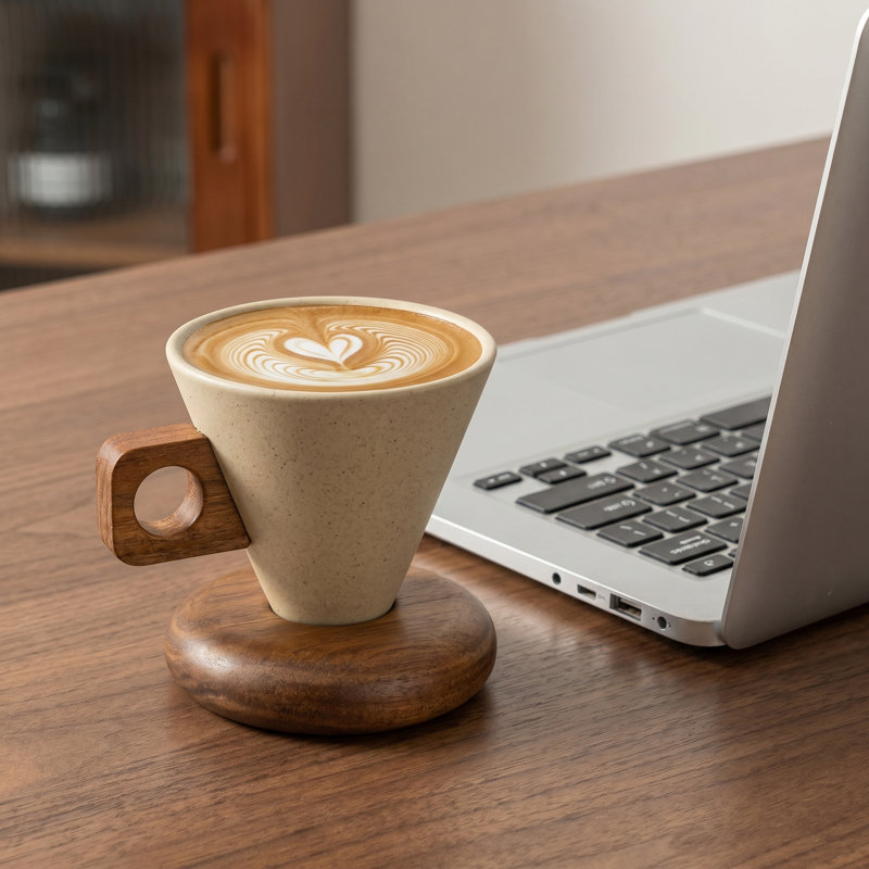 Ceramic Coffee Cup Set: Personal Coffee Cup And Saucer Set For Home Use