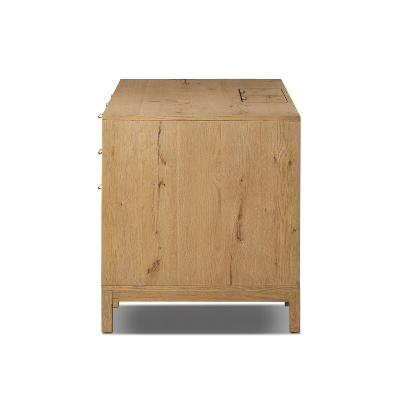 Tula Executive Desk-Worn Oak