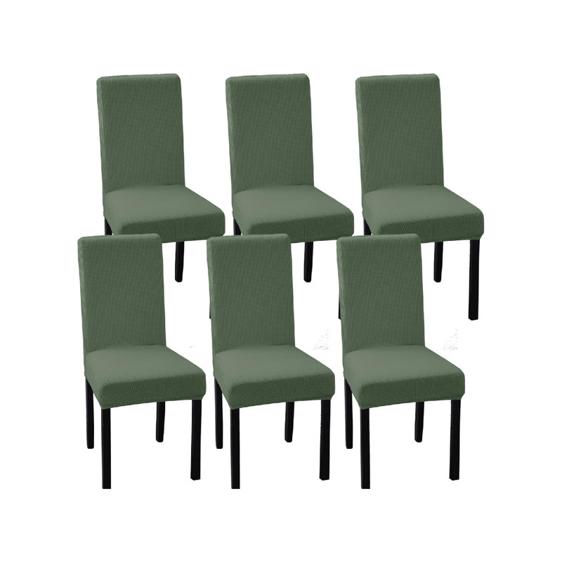 Polyester Box Cushion Dining Chair Slipcover