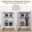 10 Pair Shoe Storage Cabinet