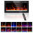 Ultra-Thin Recessed and Wall Mounted Electric Fireplace - HD 3D Flame with Remote, 750/1500W-67941676