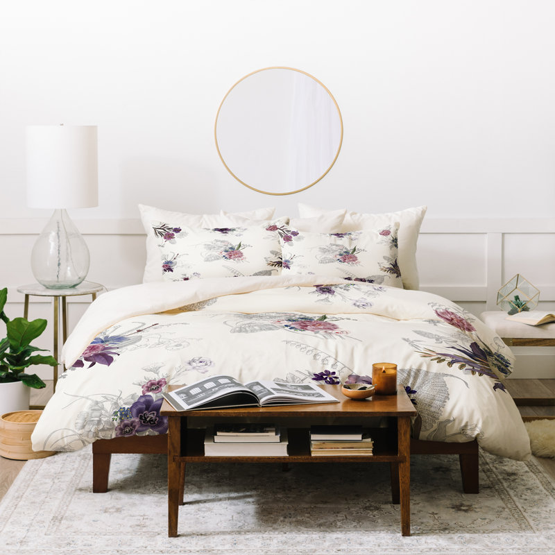 Ensemble de housse de couette Iveta Abolina, Housse de couette pour très grand lit et 2 très 