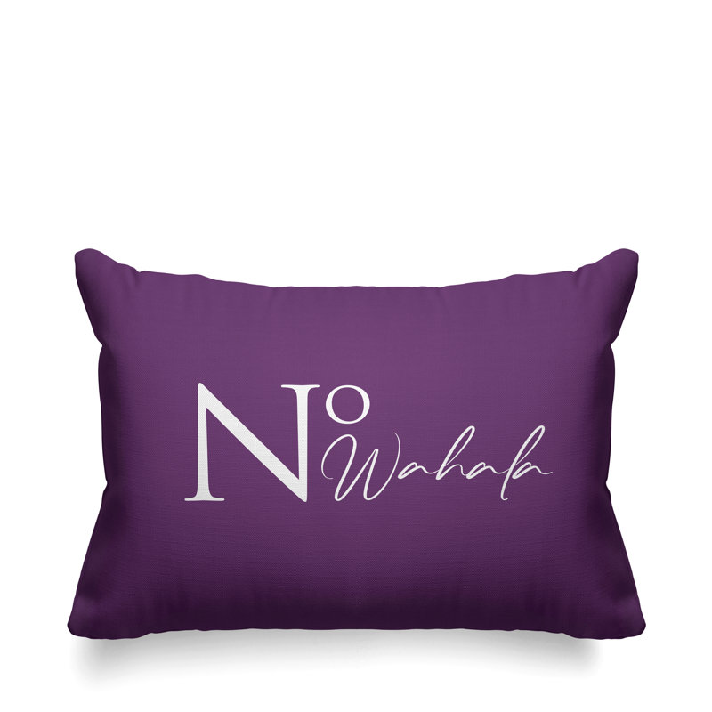 Housse et insert de coussin rectangulaire Aspire No Wahala, Iris