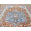 Tapis unique en laine noué à la main orange de 8 pi 1 po x 10 pi 2 po Mahyar