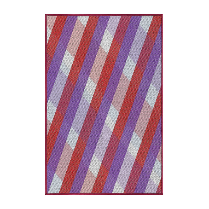 Tapis mauve à motif écossais Kieffer, Rectangle 3 pi x 5 pi