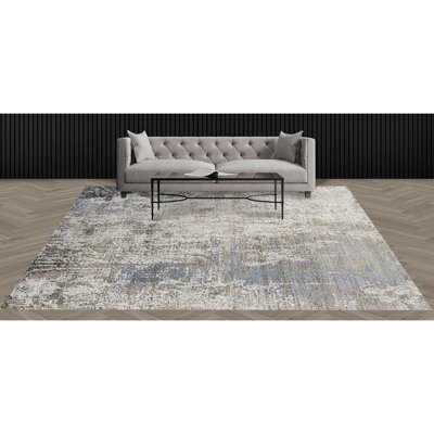 Wool Abstract Indoor Rug