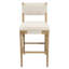 Ensemble de table de bar 36 po avec 2 chaises Clara en lin beige Jaden