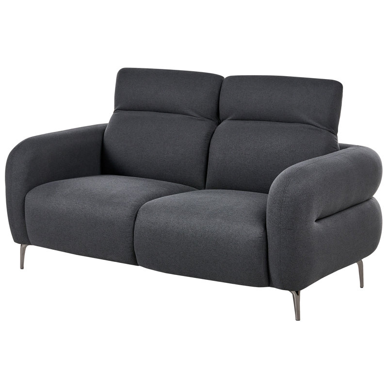 2 Seater Fabric Sofa, Black