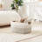 Large Woven Laundry Basket With Leather Handles - Cotton Storage Hamper For Clothes, Blankets, Toys, And Towels - Durable Rectangular Design For Bedroom, Living Room, And Bathroom Organization-26155918-26155909