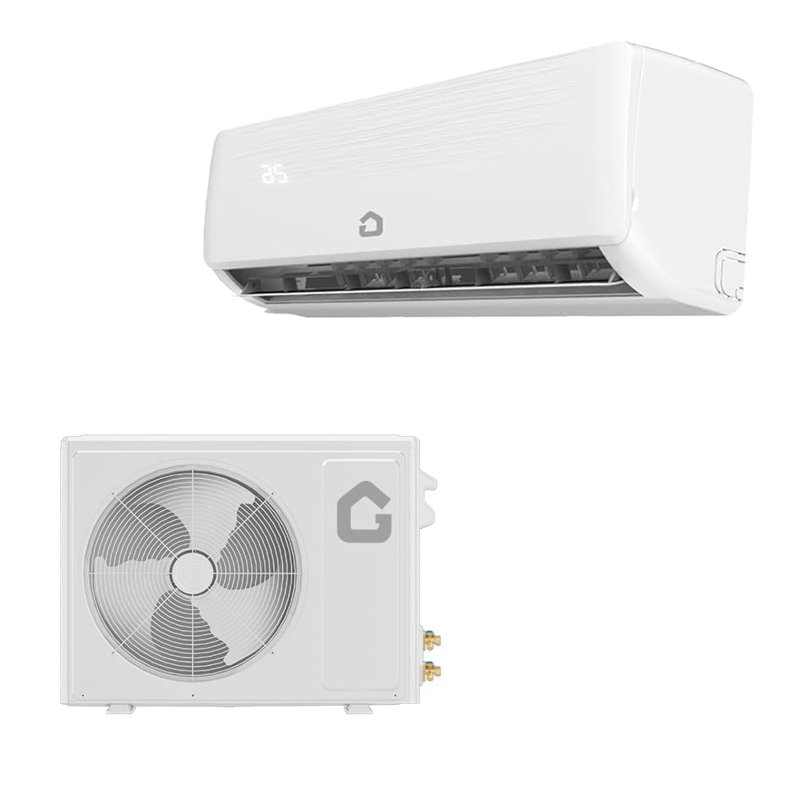 Mini climatiseur et radiateur 12 000 BTU à fixation murale sans conduit avec thermopompe