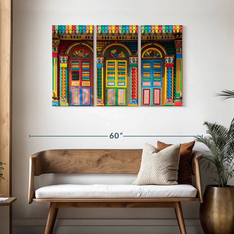 Lumineux Little India Doors, H 28 po x l 45 po