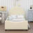 Upholstered Daybed With Rabbit Ear Shaped Headboard-2085556612