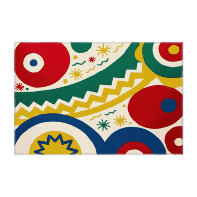 Chic Curve Indoor And Outdoor Area Rug