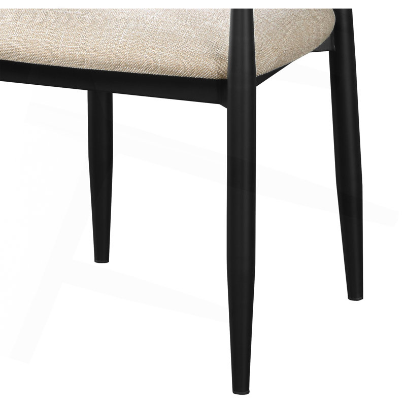 Chaise Jaramillo en lin beige (ensemble de 2)